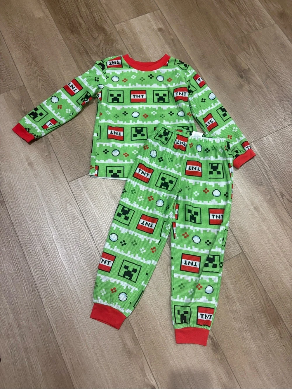 Thermal Minecraft Pajama Set